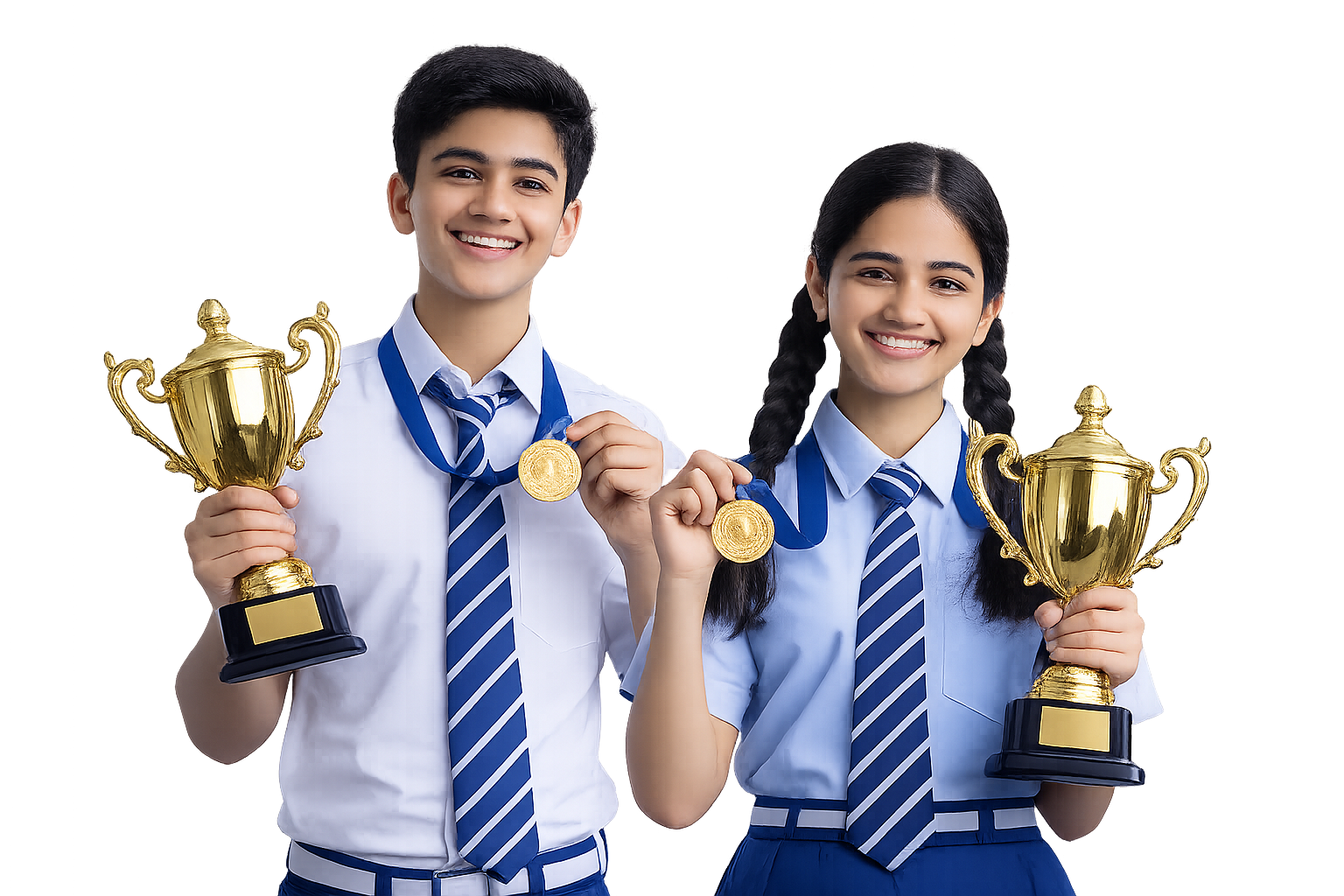 ISTF चॅम्पियन्स — बक्षिसांसह विद्यार्थी
